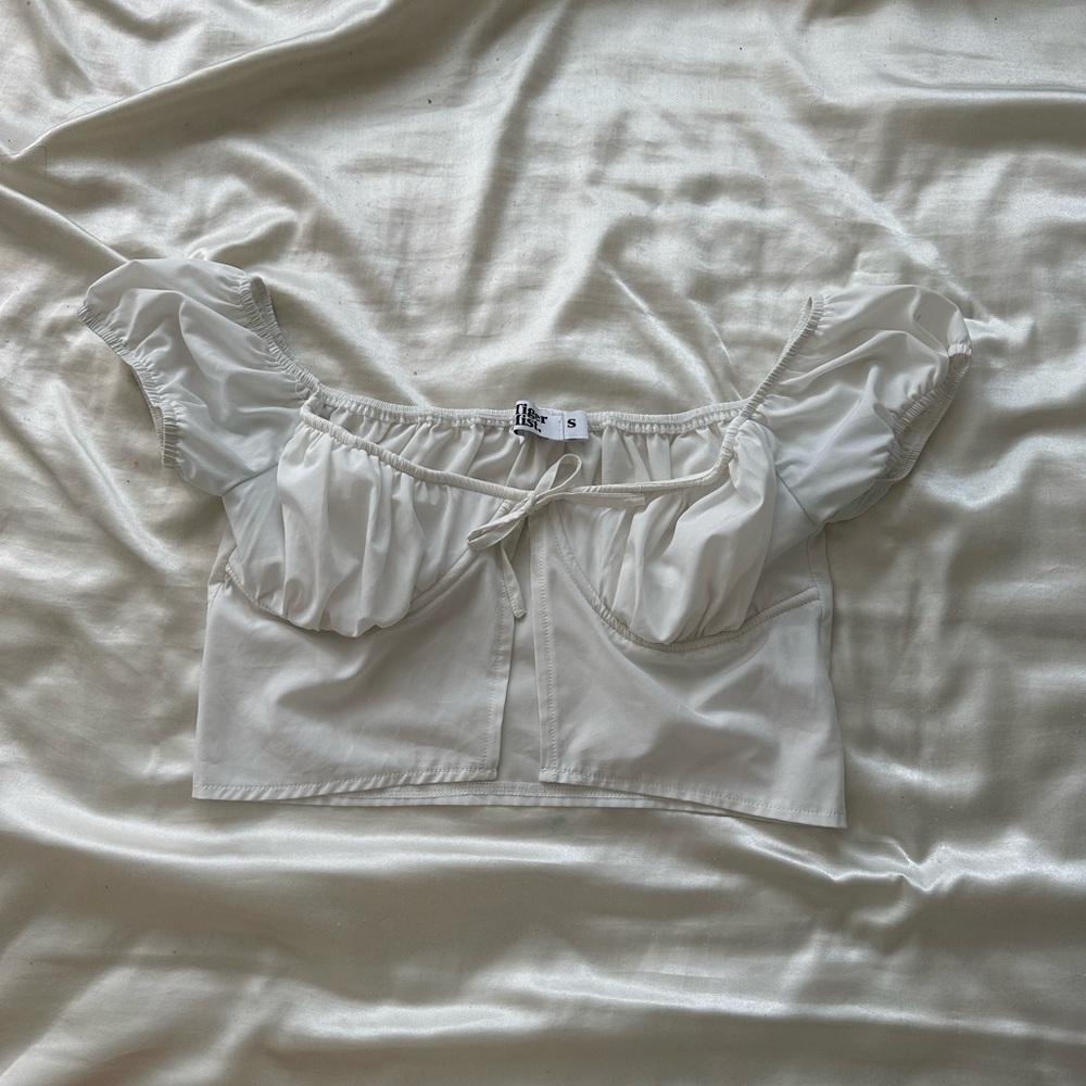 nwot tiger mist crop top